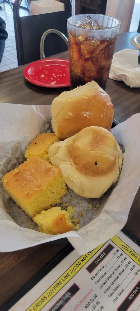 Cornbread and Rolls